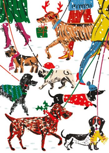 Winter Walk Boxed Cards Set of 8