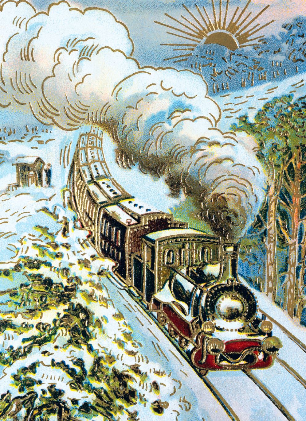 Christmas Express Boxed Cards Set of 8
