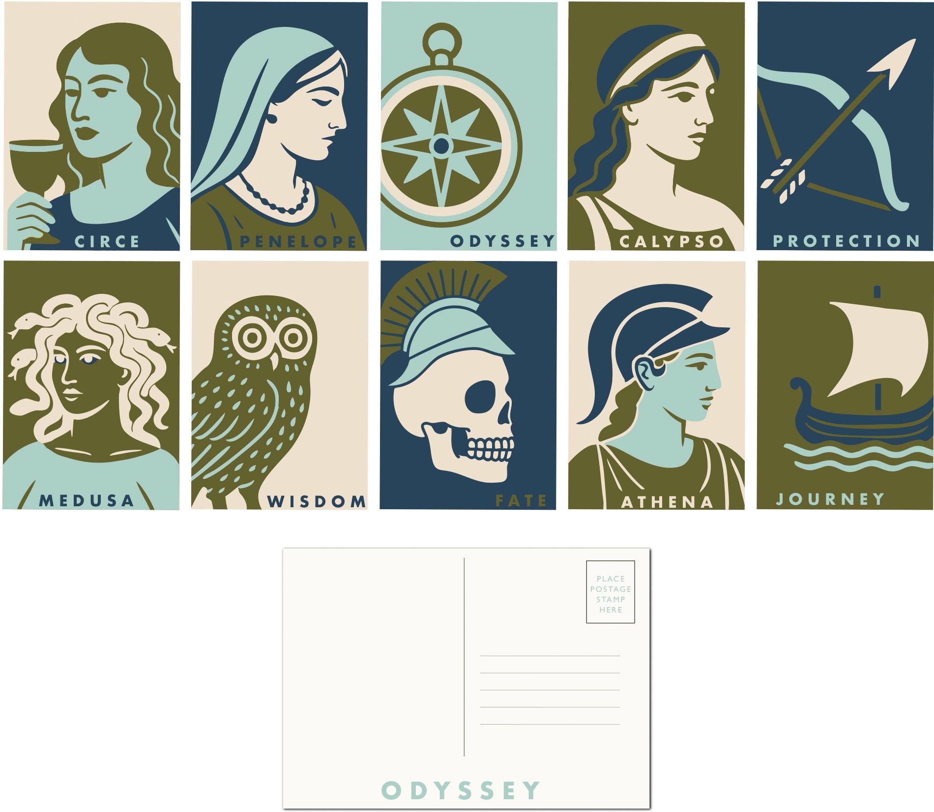 The Odyssey Postcard Booklet