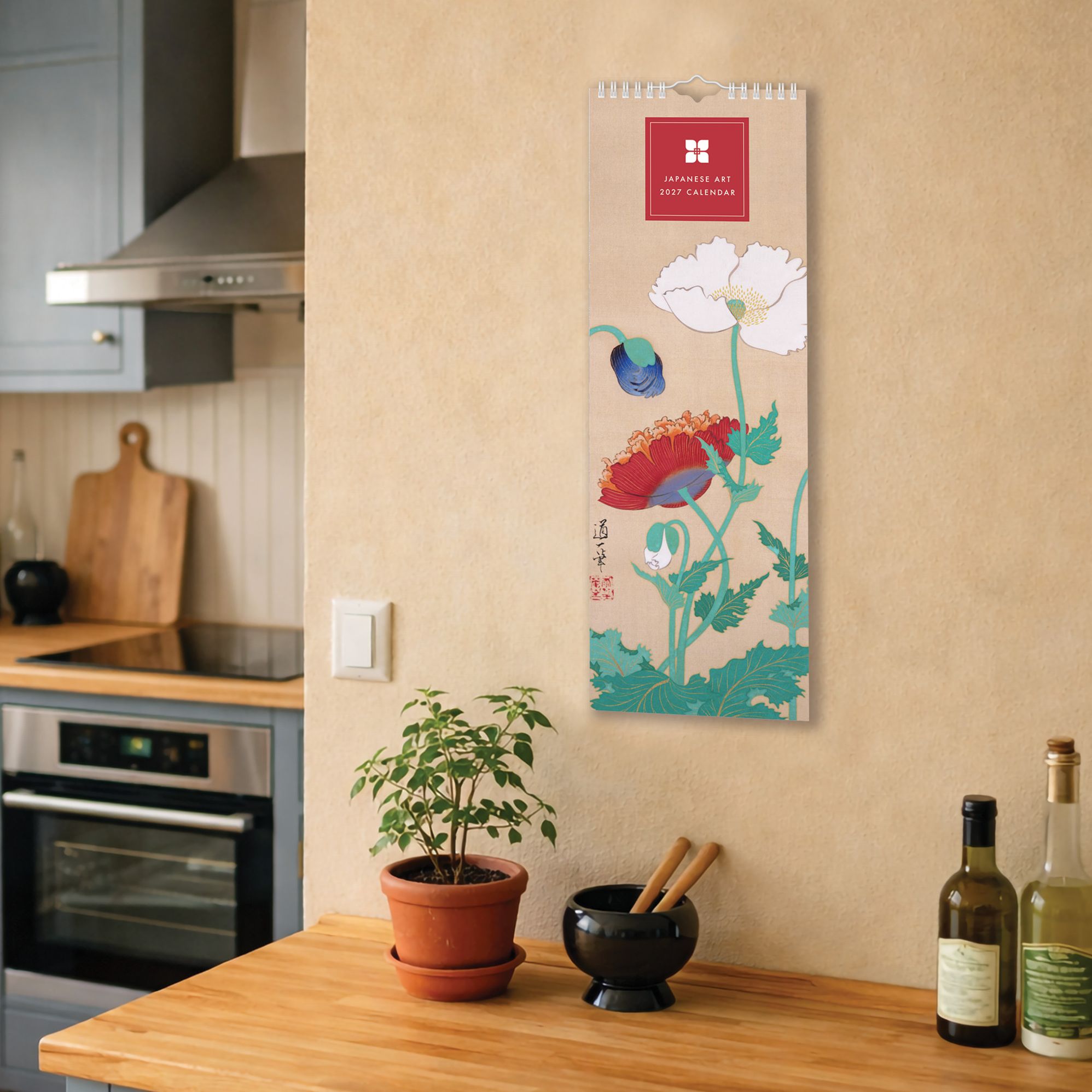 2027 Japanese Art Slim Calendar