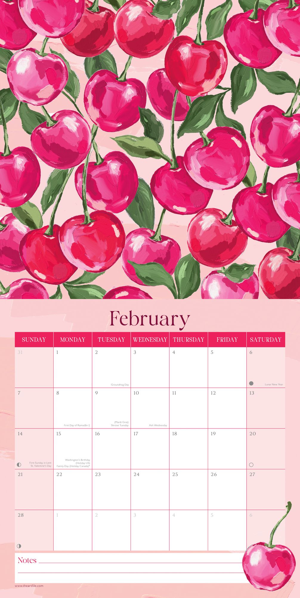 2027 Sundaze Wall Calendar