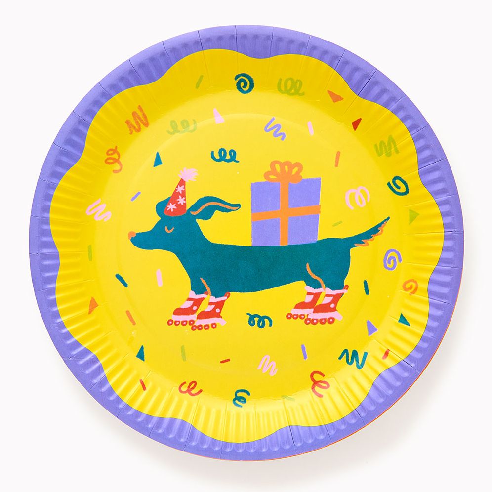 Birthday Animal Plates