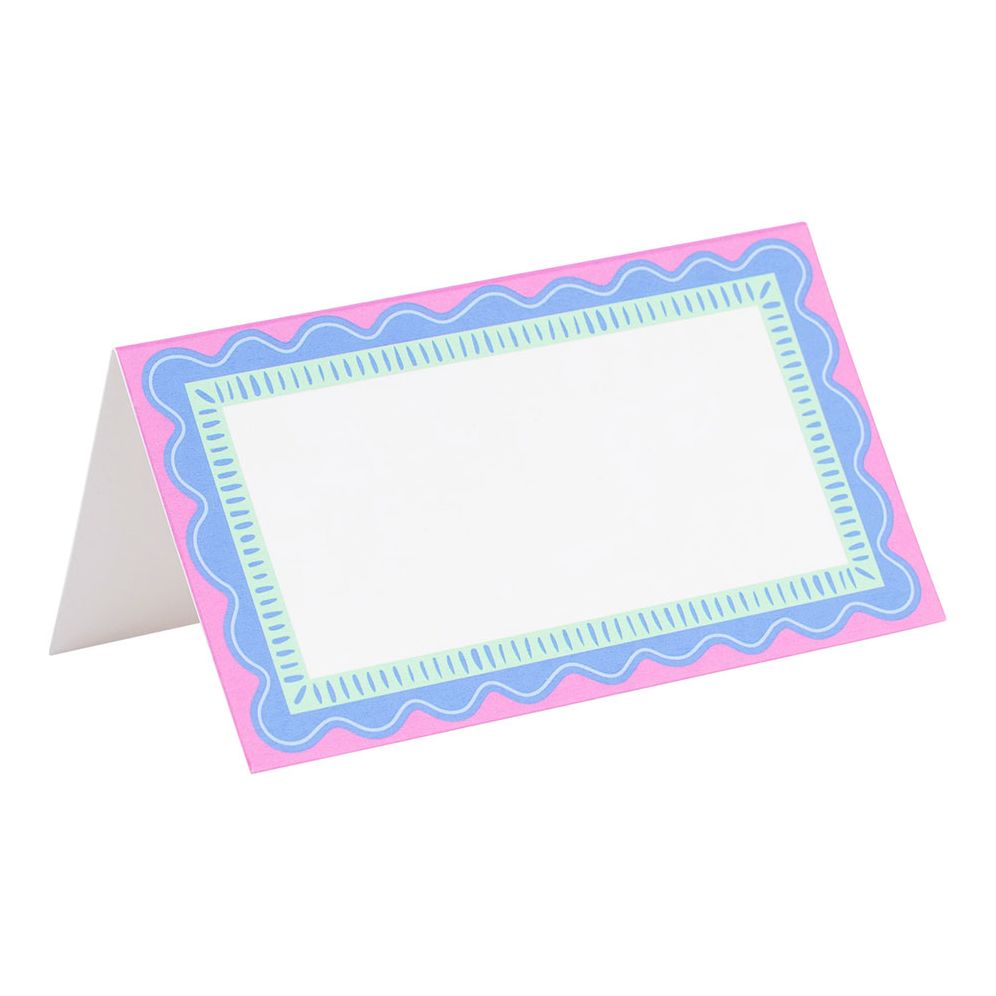 Wavy Party Placecards Set of 12