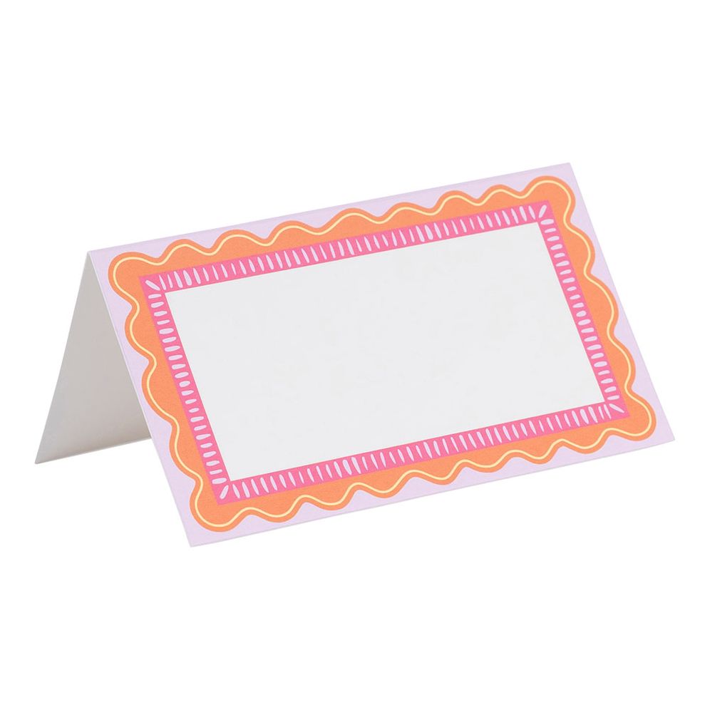 Wavy Party Placecards Set of 12