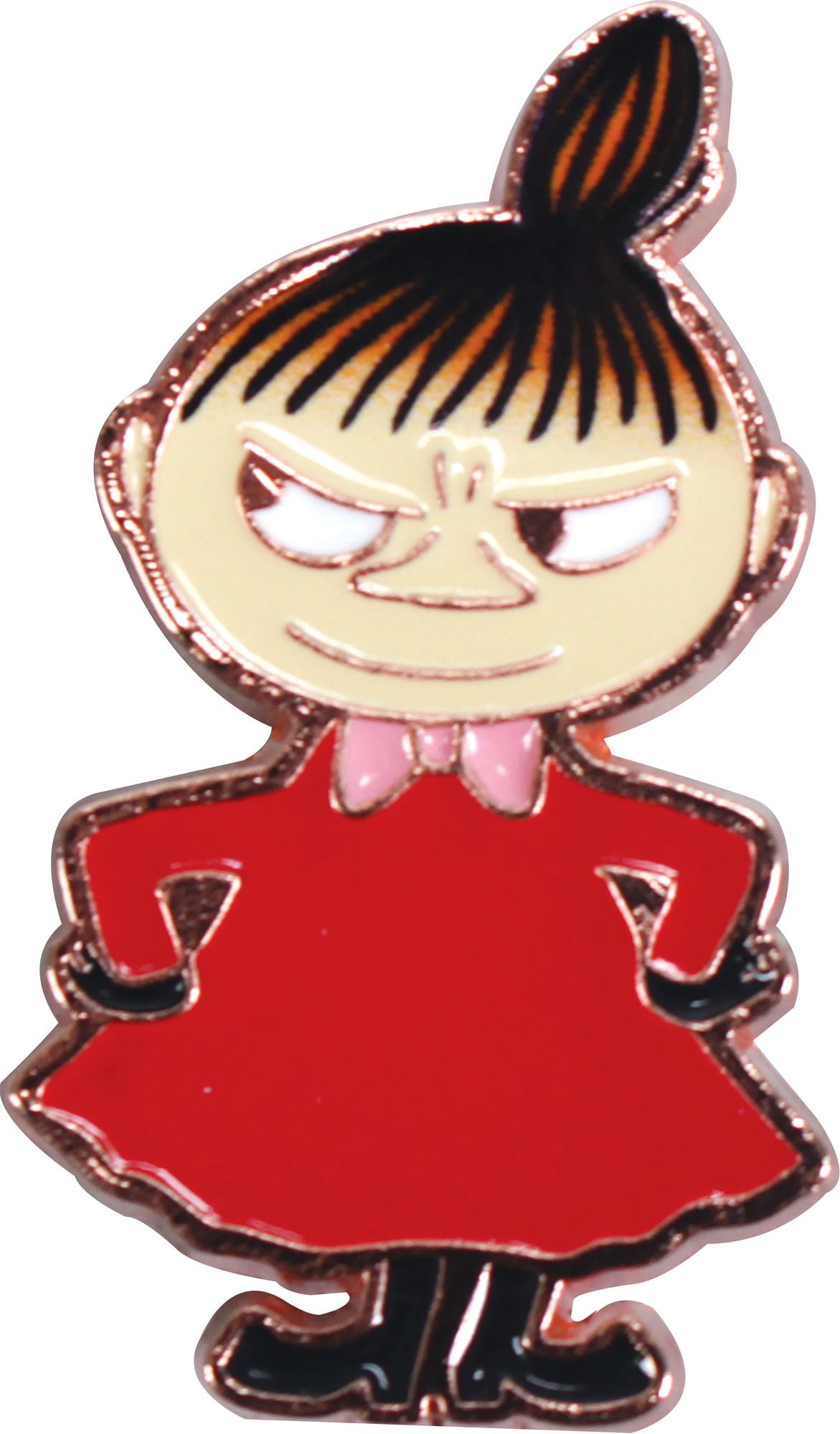 open lace back dress Pin Badge Enamel - Moomin - Little My