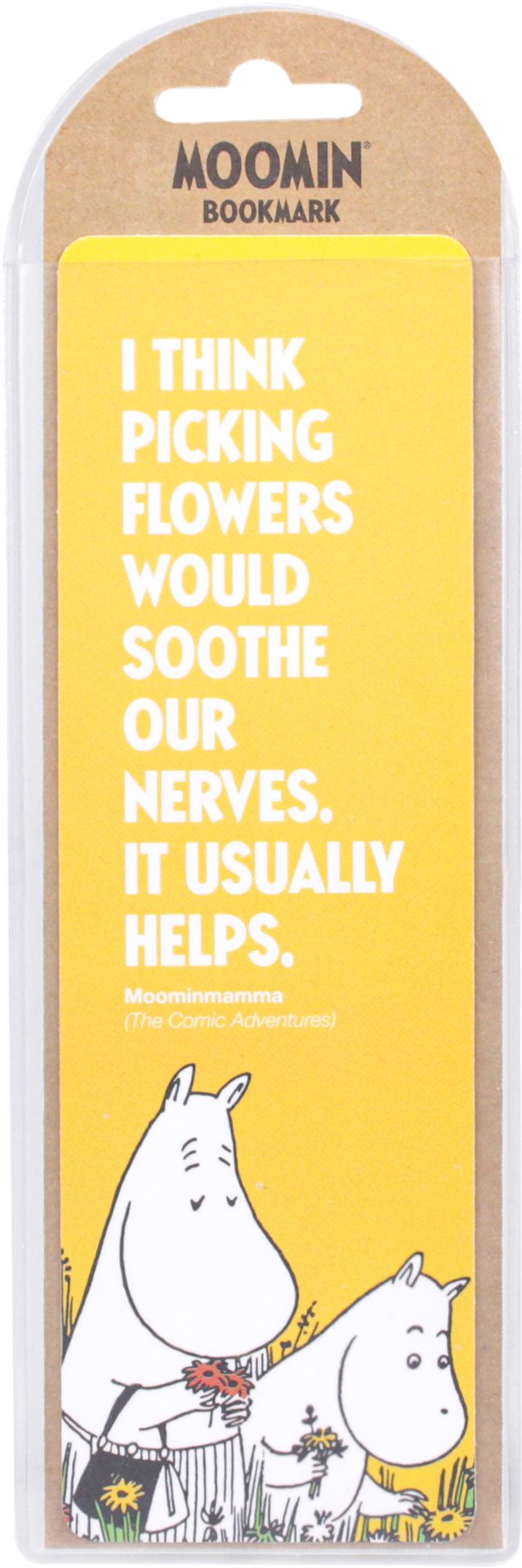 Bookmark Paper - Moomin Gardening - Yellow Picking Flowers | Paper