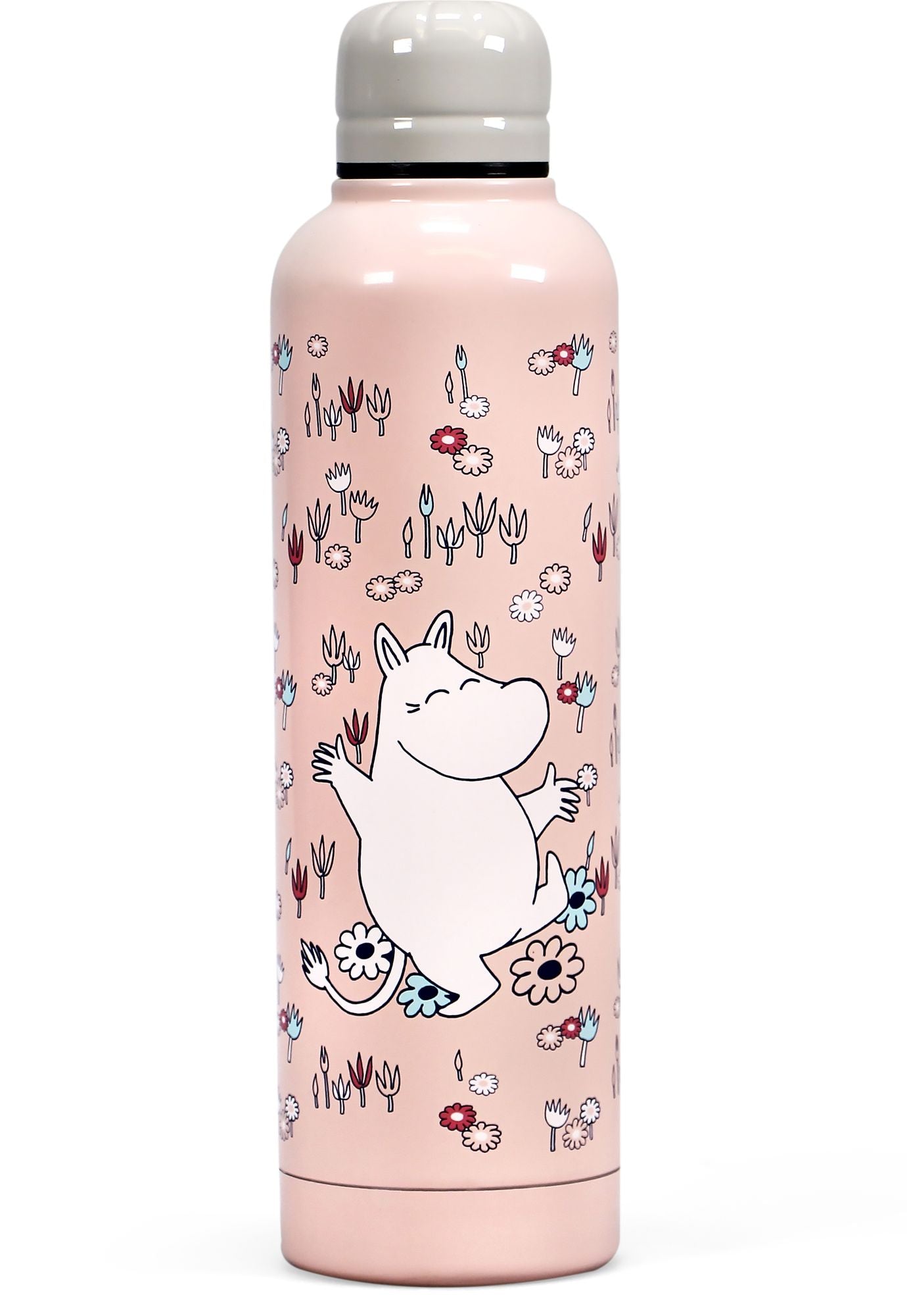 ムーミンドンペリピンク Water Bottle Metal (500ml) - Moomin (Pink) | Paper Source