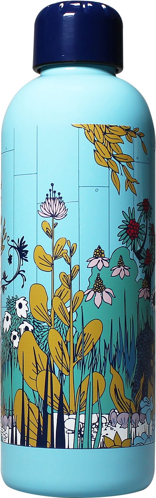 Water Bottle Metal (500ml) Embossed - Moomin (Riviera)