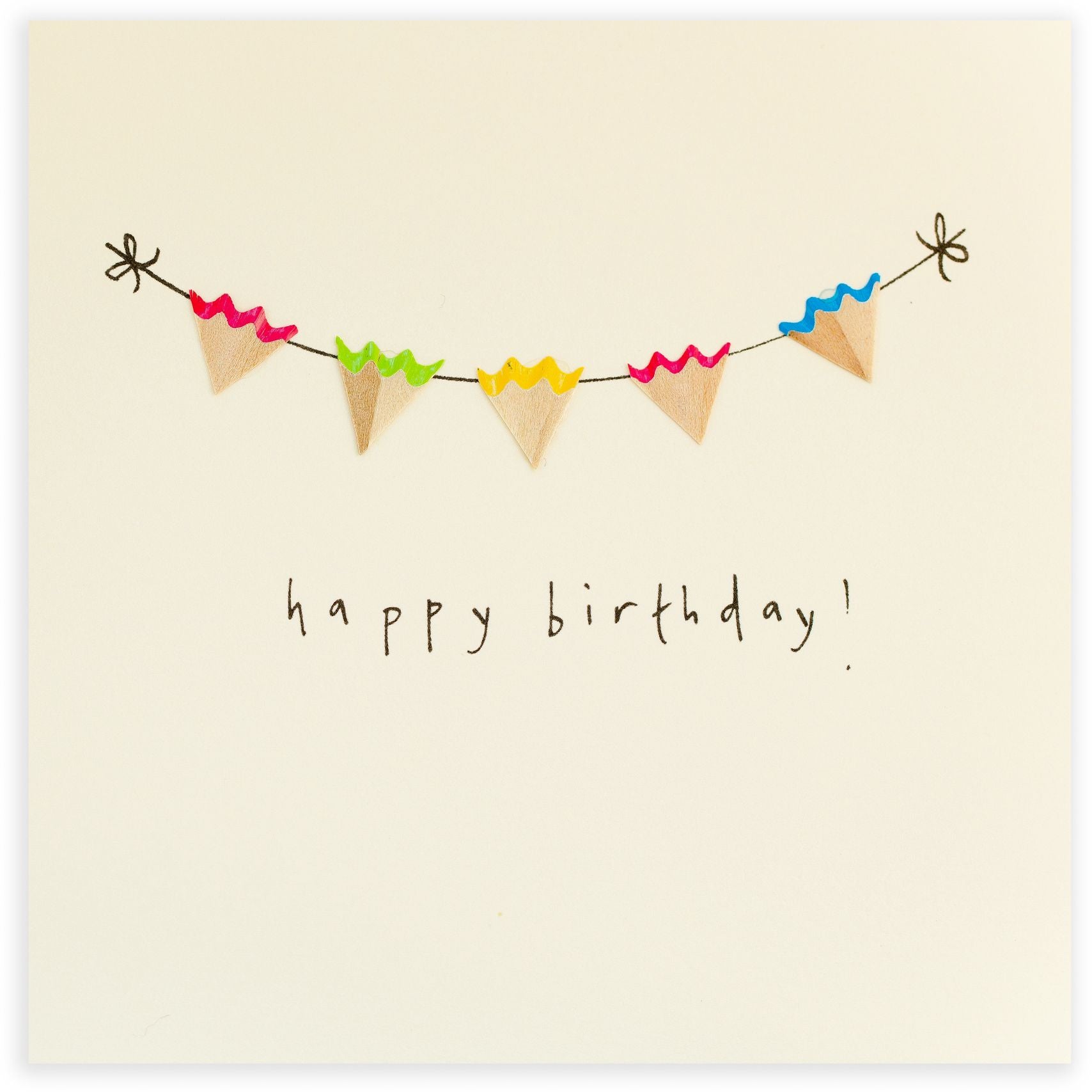 Pennant Garland Birthday Card