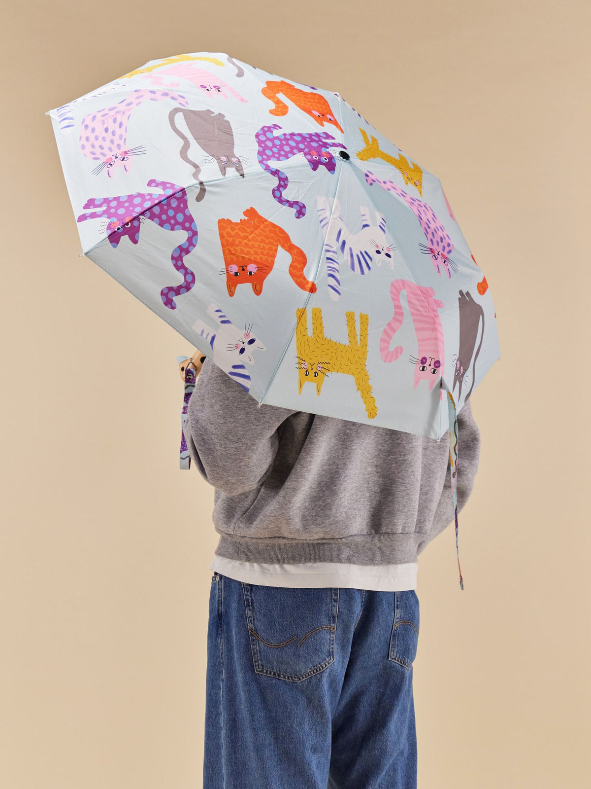 Ice Arty Cats Duck Umbrella