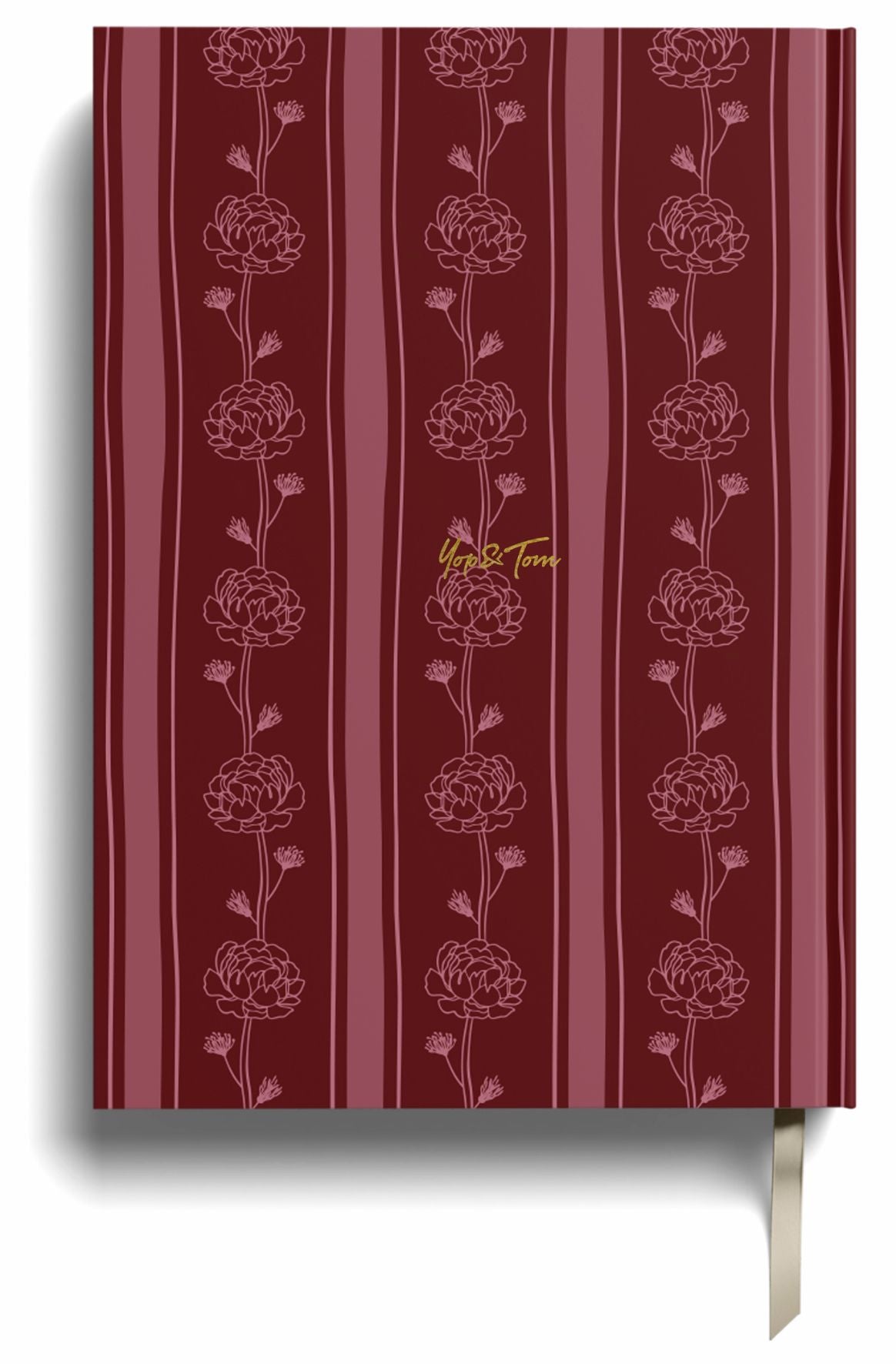 2027 Weekly Planner - Burgundy Flowers