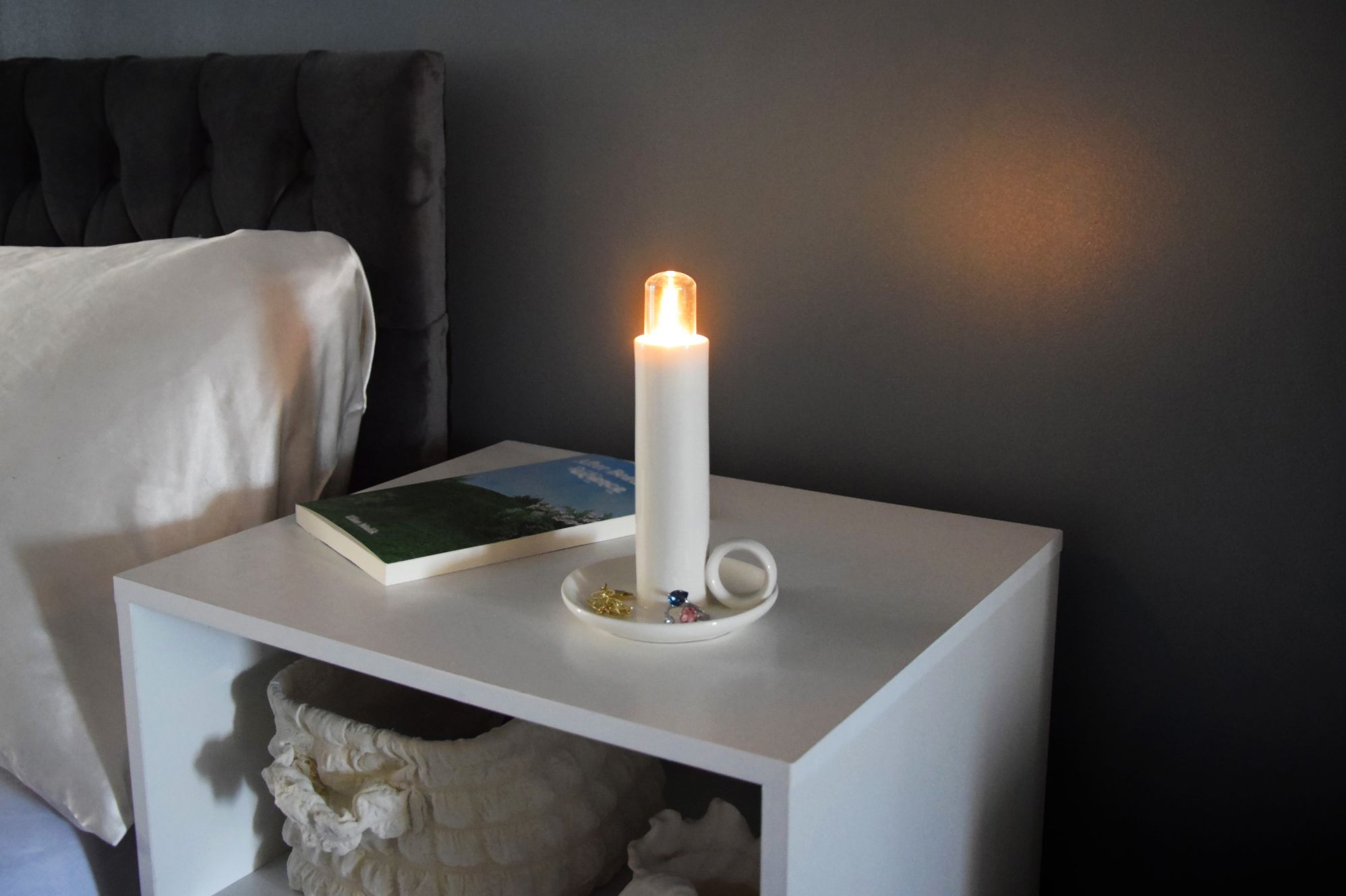 Ceramic Candle Night Light