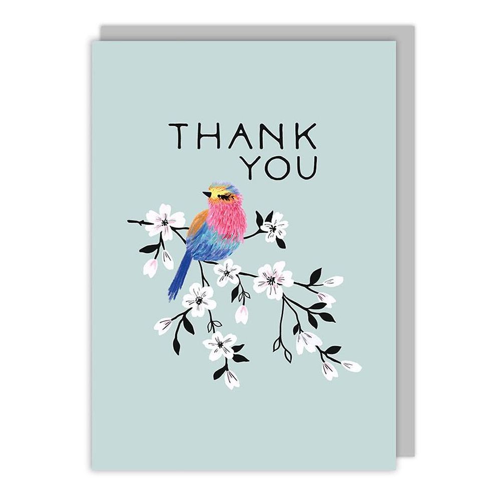 Colorful Bird Thank You Card