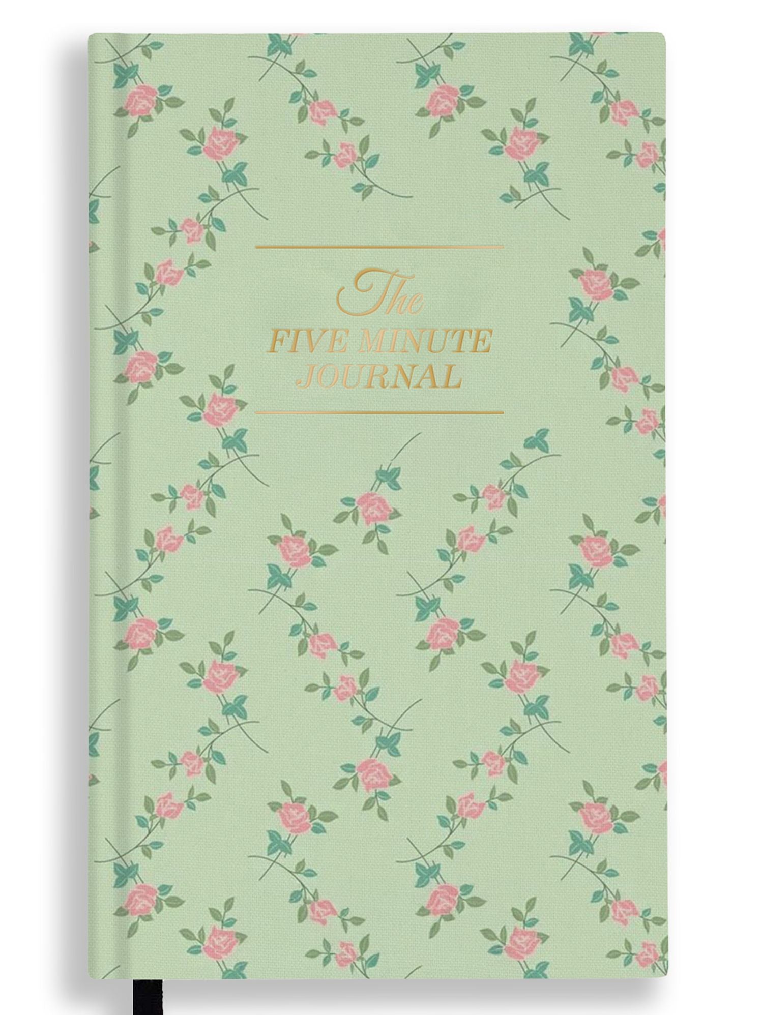 Five Minute Journal Green Floral