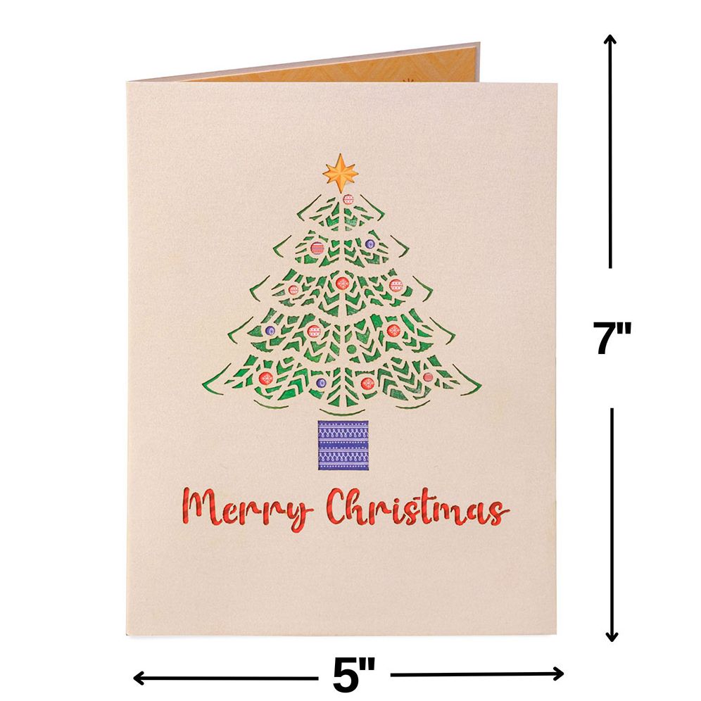 Christmas Tree Pop-Up Holiday Card