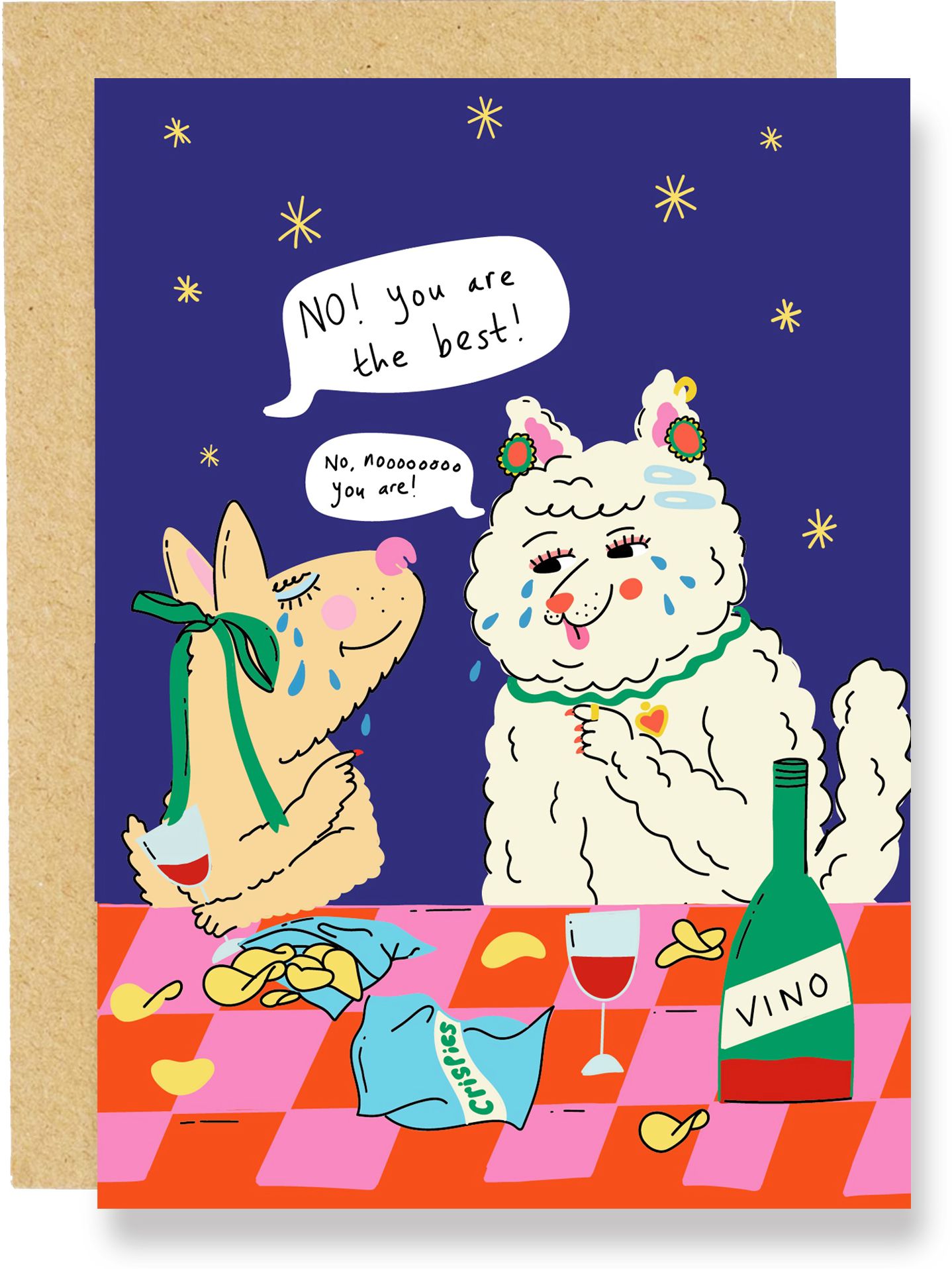 No Youre The Best Friendship Card