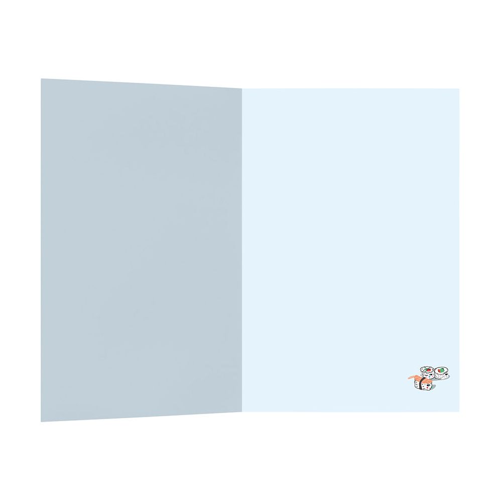 You, Me, and Sushi Friendship Card