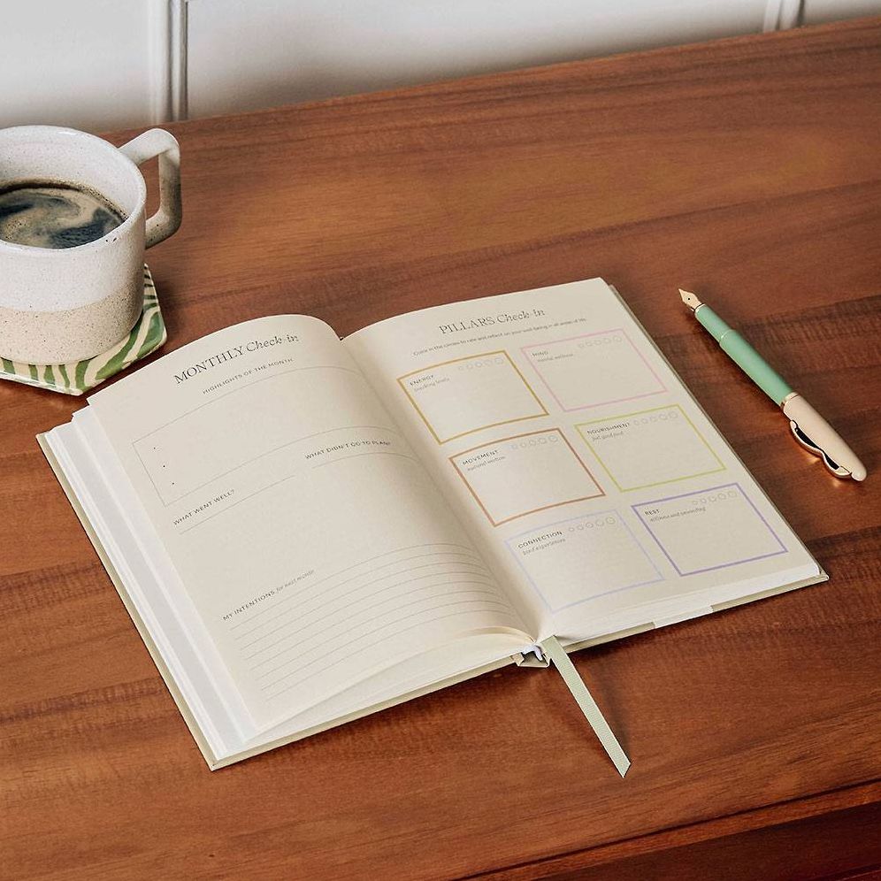 Happy Stripes Guided Wellness Journal