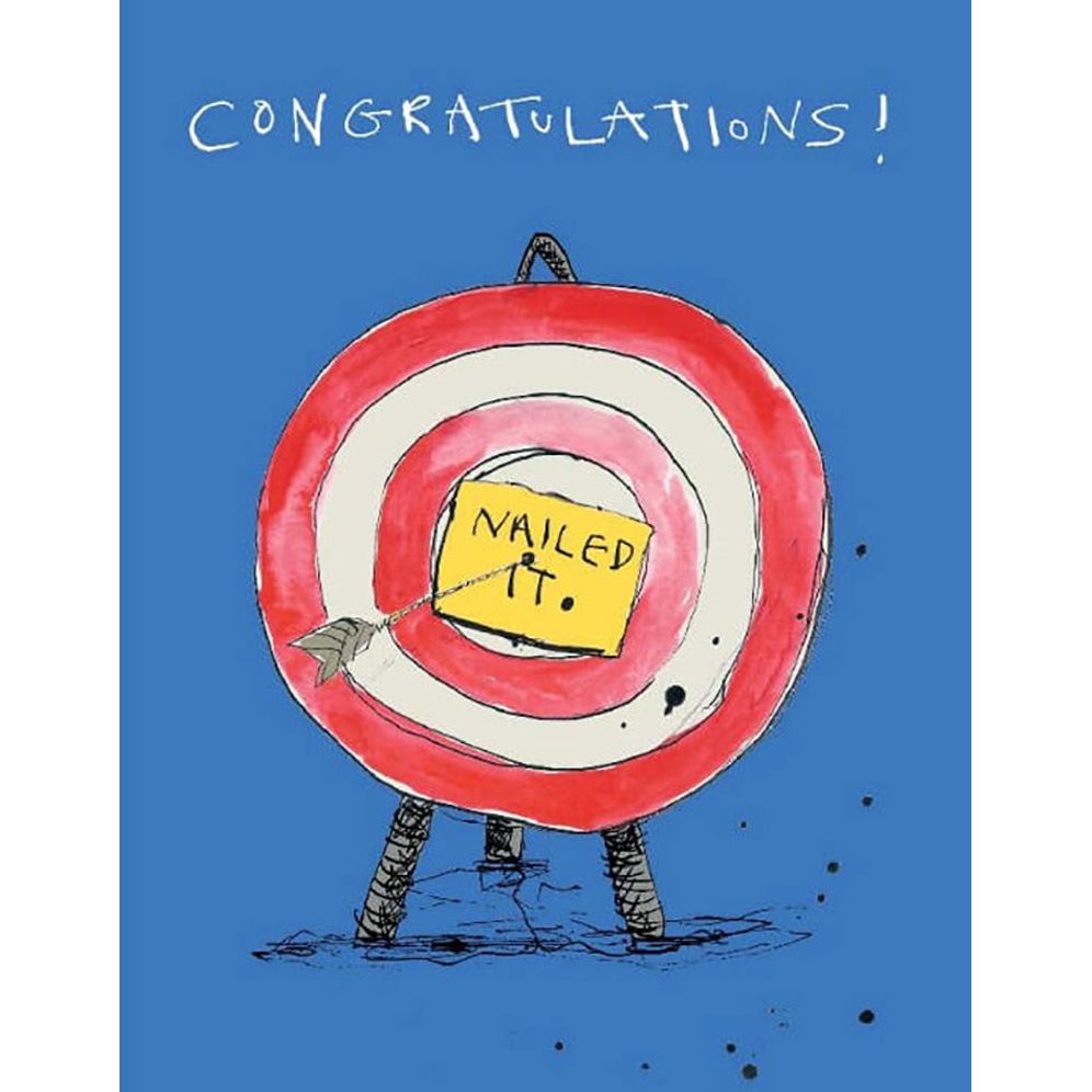 Nailed It Congratulations Card