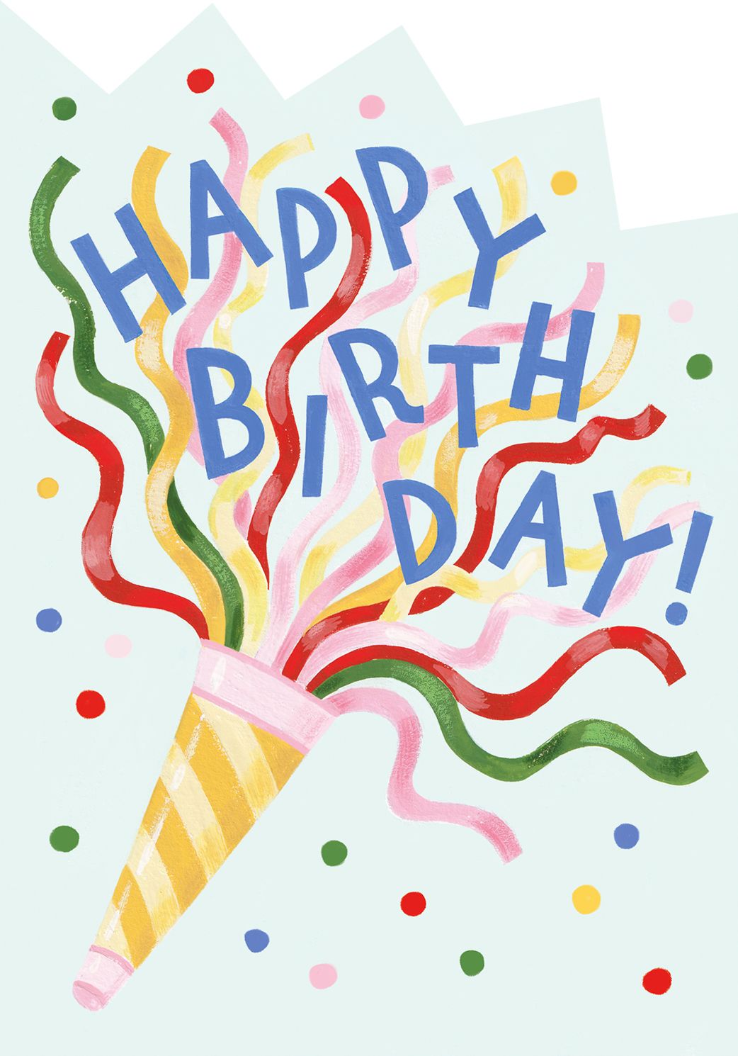 Party Popper Birthday Card