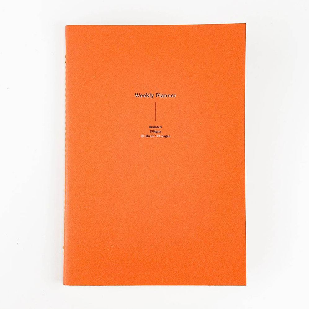 Plum Handmade Weekly Undated Planner