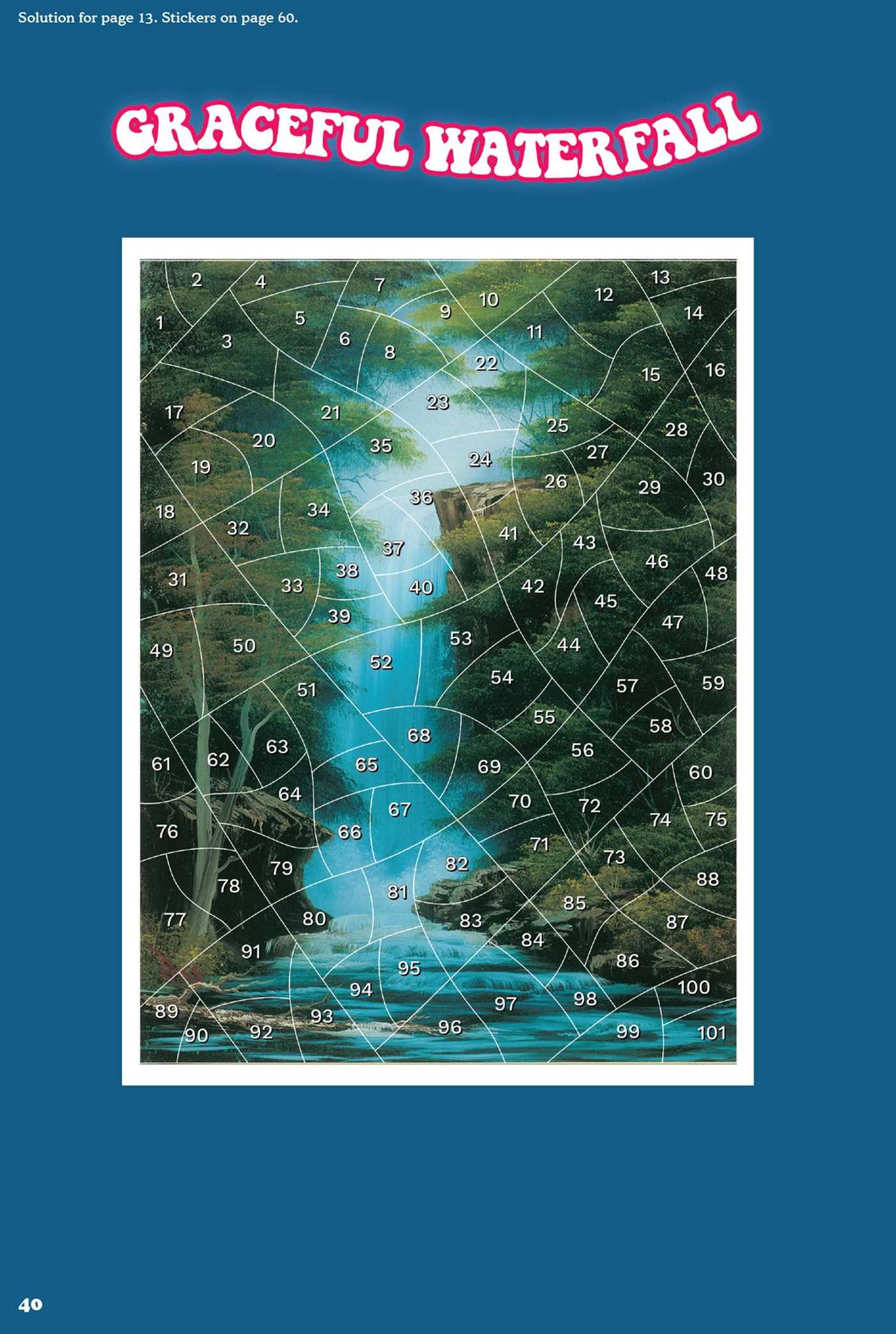 Bob Ross Happy Little Sticker Puzzles