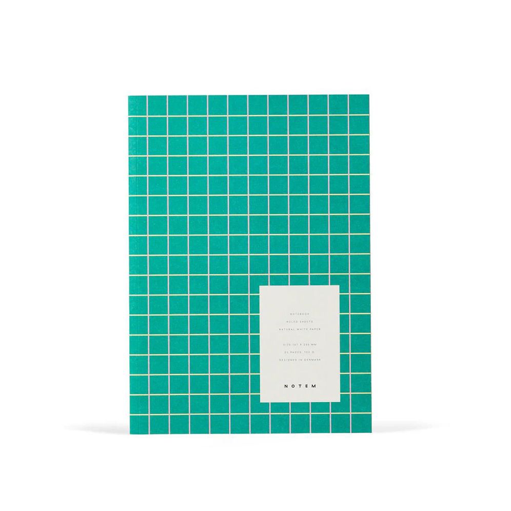 Green Grid Vita Medium Notebook