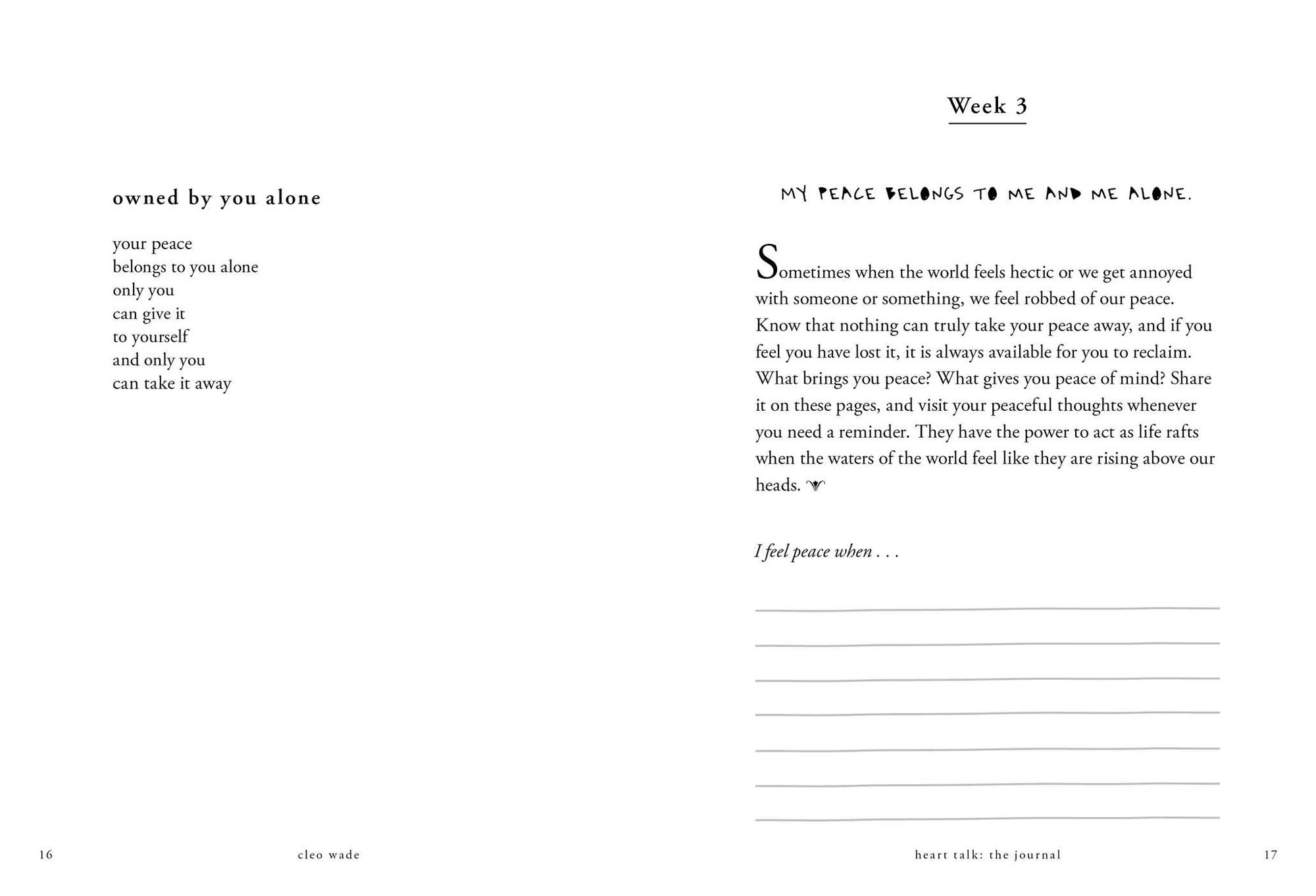 Heart Talk: The Journal: 52 Weeks of Self-Love, Self-Care, and Self-Discovery