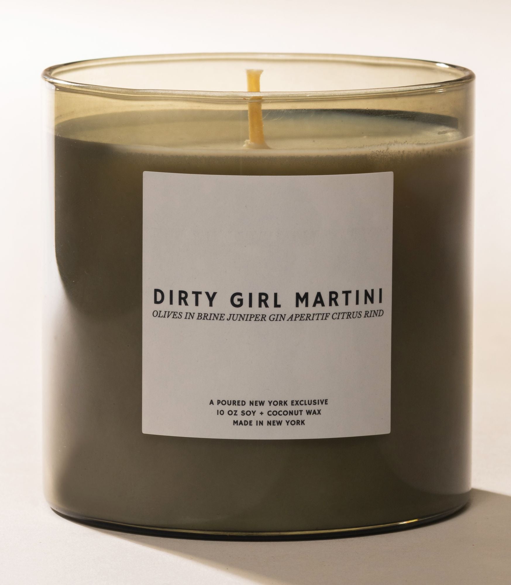 Dirty Girl Martini 10OZ Soy + Coconut Wax Candle