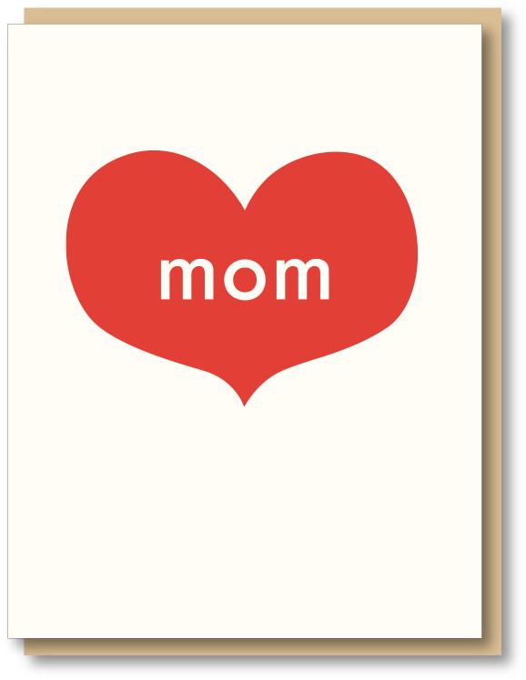 Mother's Day Greeting Card Big Heart