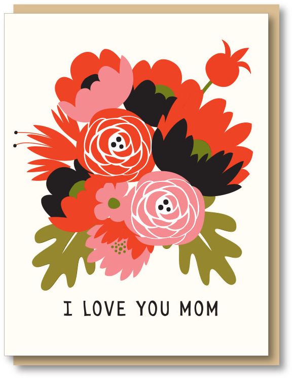 Mother's Day Greeting Card Bouquet