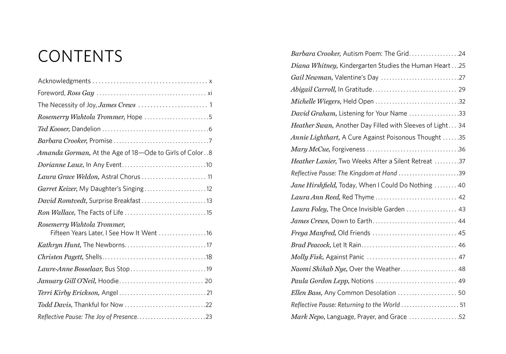 How to Love the World: Poems of Gratitude and Hope