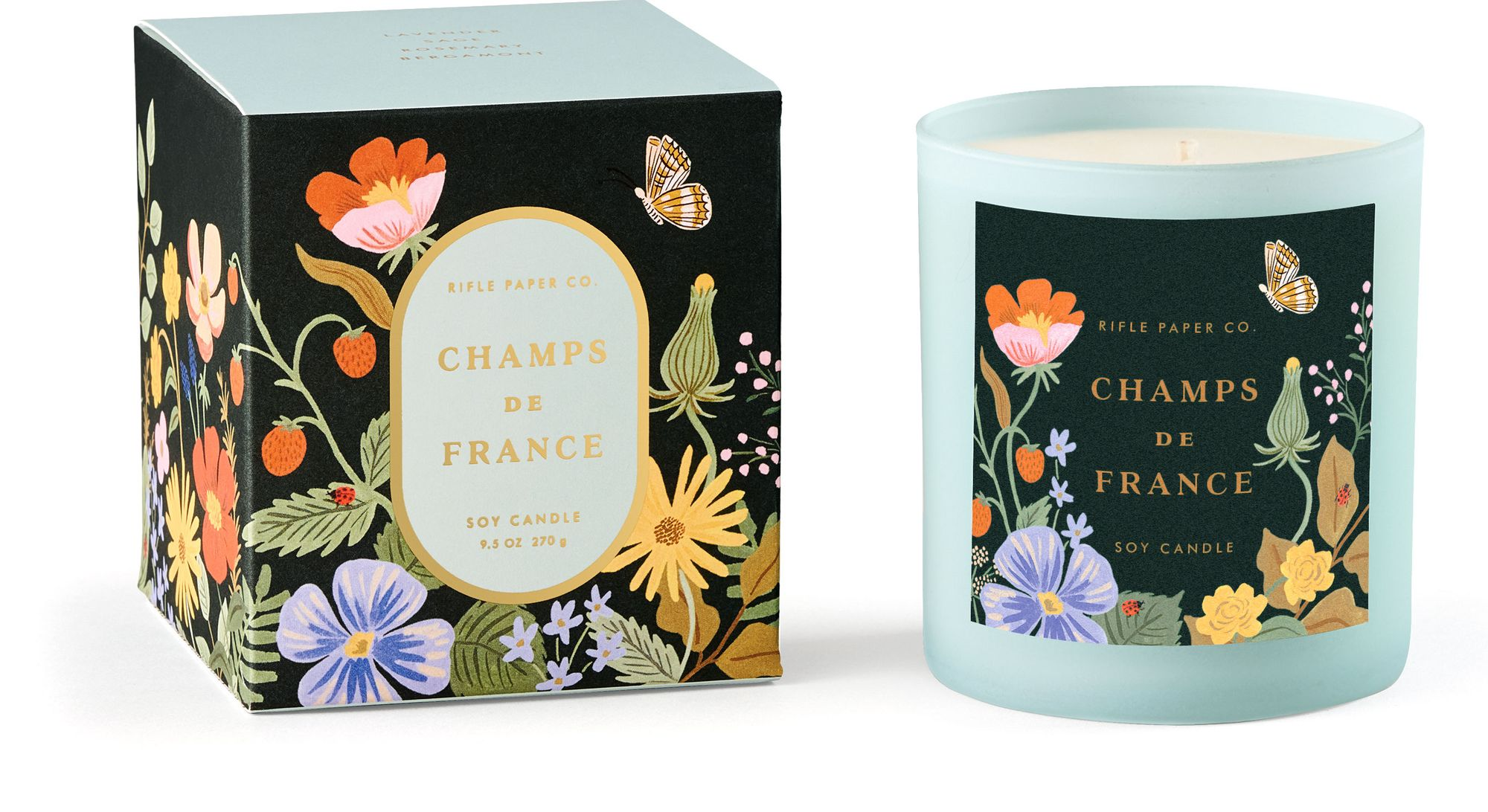 Champs de France 9 oz Glass Candle