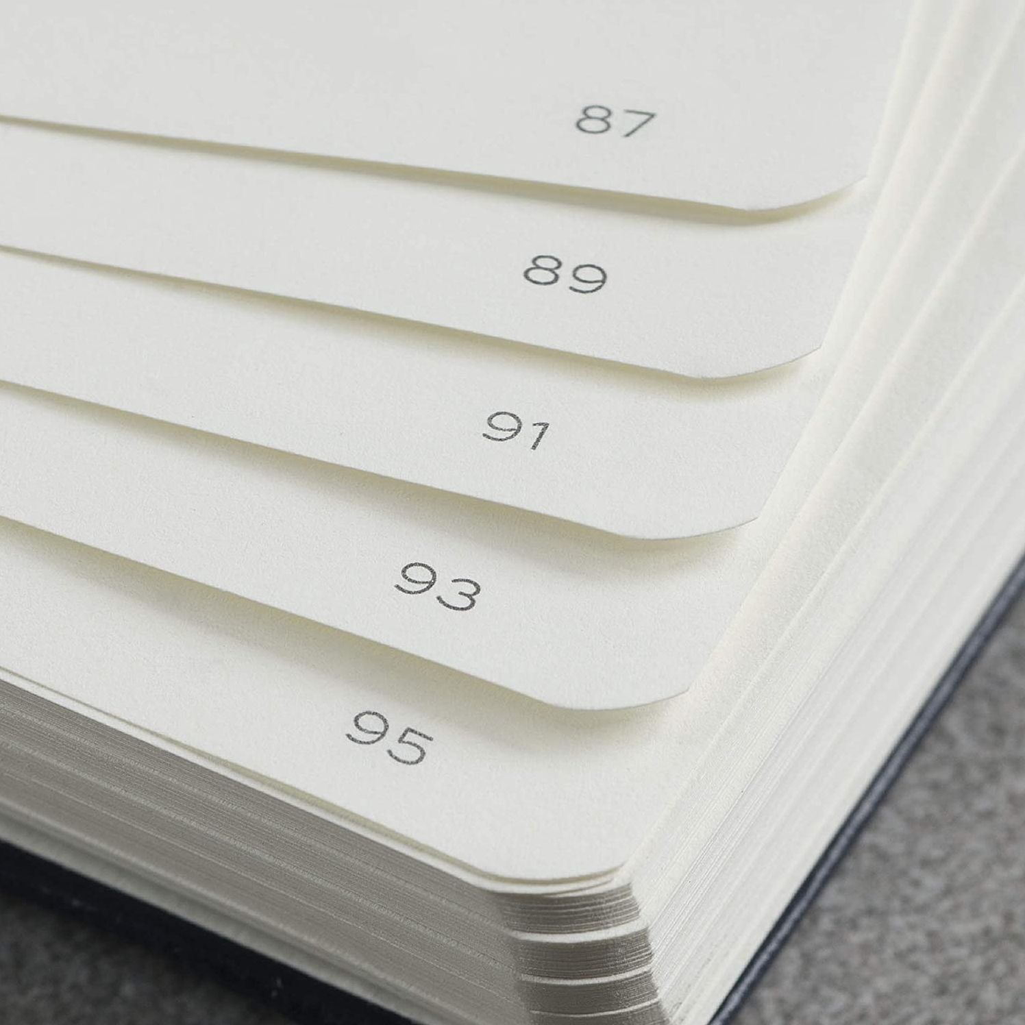 Leuchtturm Powder Ruled Page Hardcover Medium Notebook