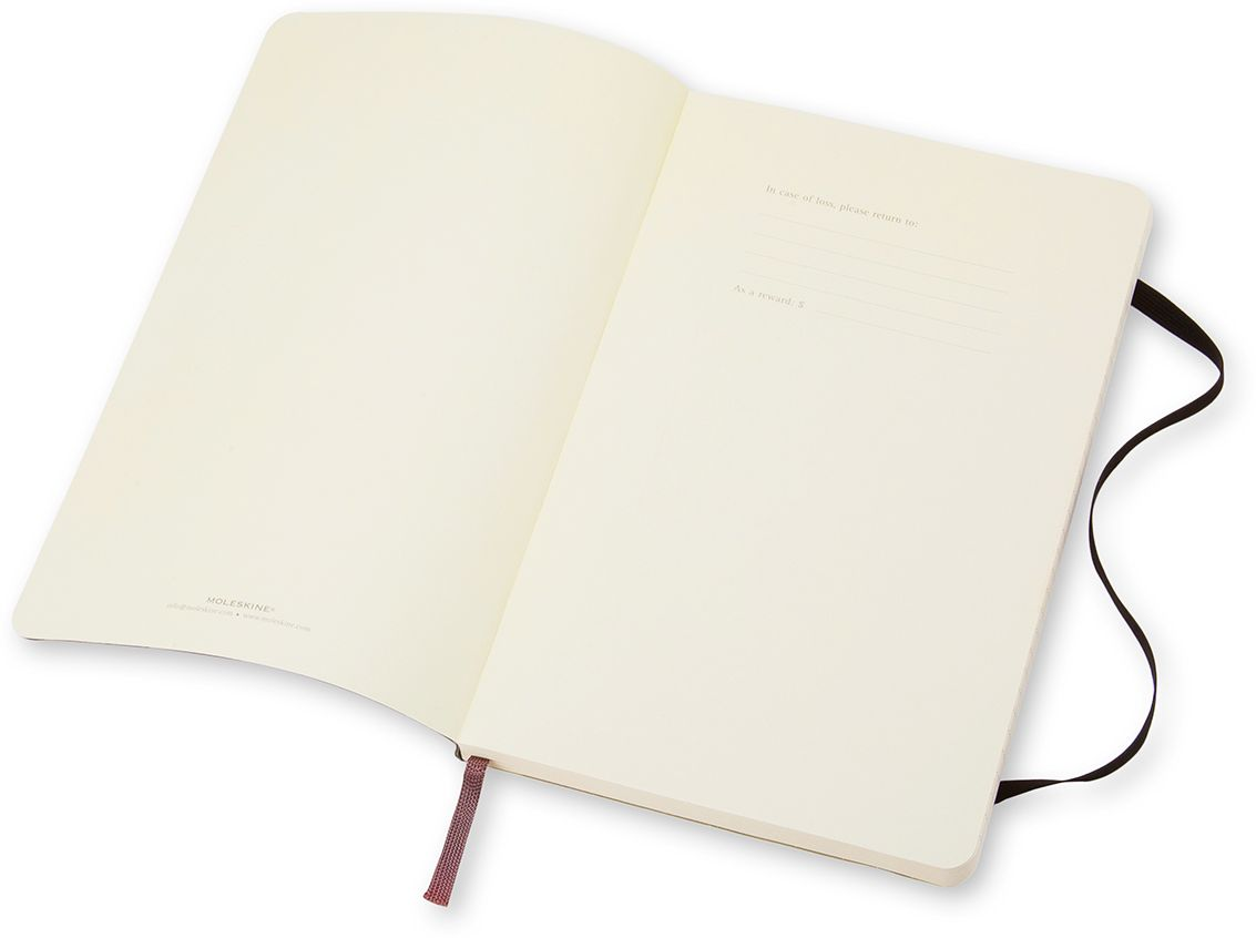 Moleskine Classic Notebook, Pocket, Ruled, Black, Soft Cover (3.5 x 5.5)