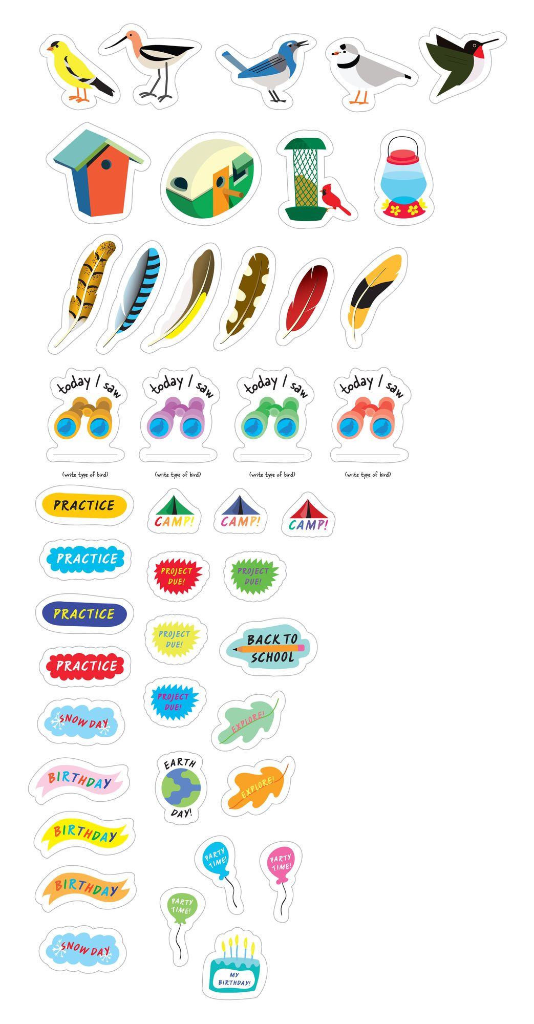 2023 Kids' Birding Activity Wall Calendar