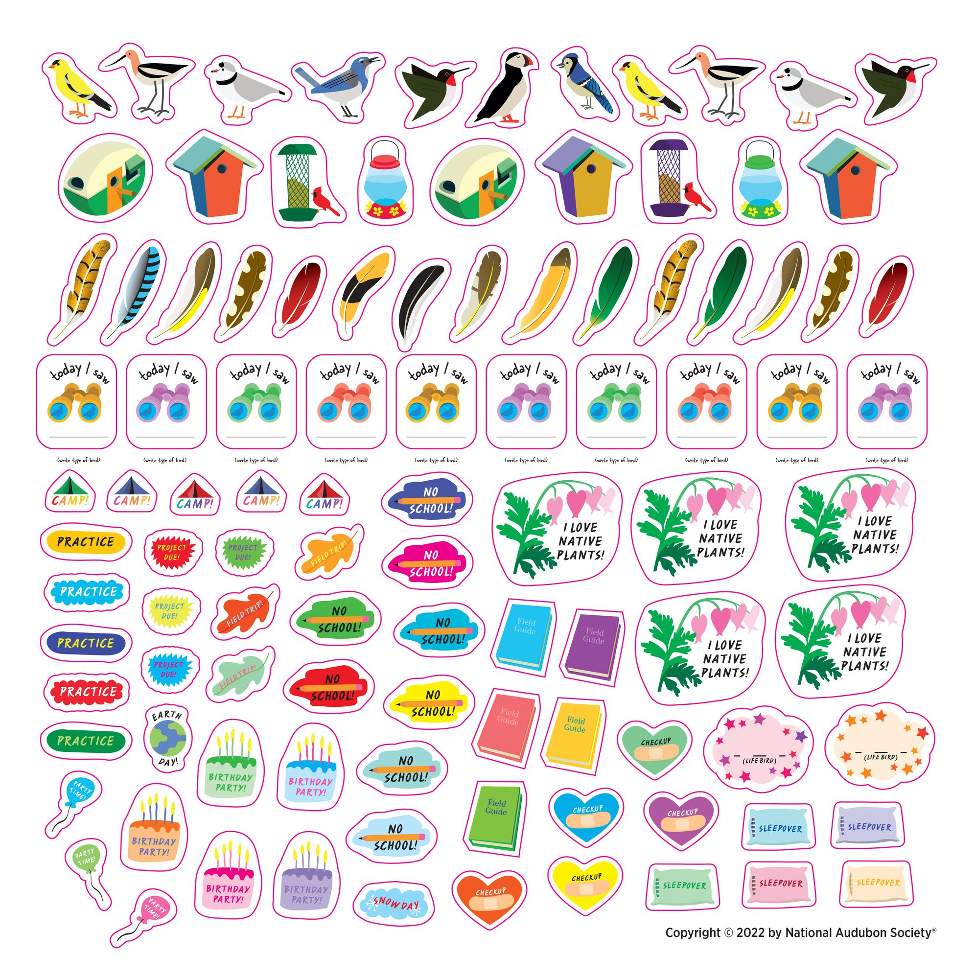 2023 Kids' Birding Activity Wall Calendar