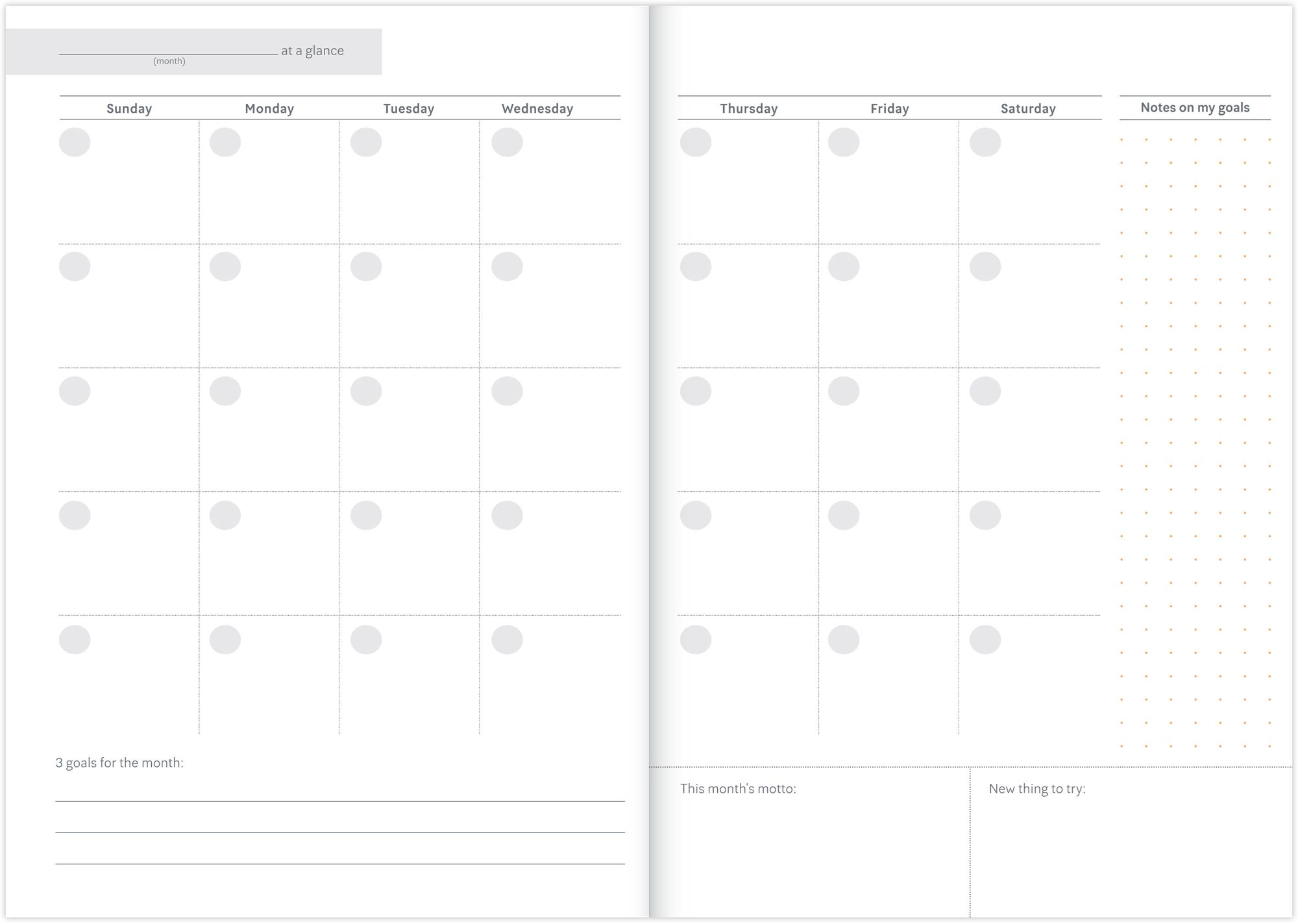 You Got This 6 Month Productivity Tracker