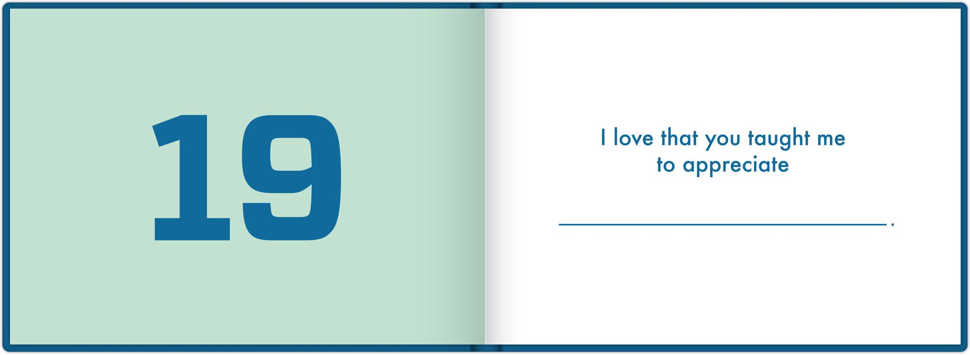 What I Love About Dad Journal