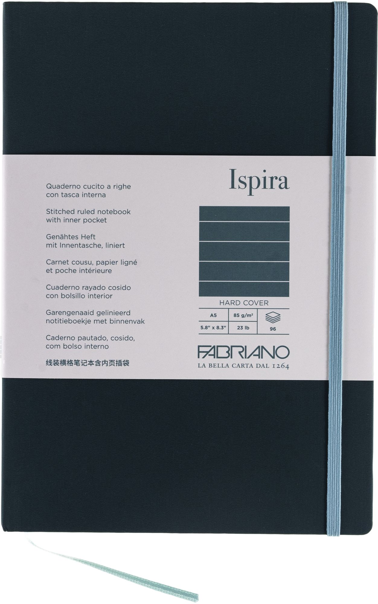 Ispira Journal, A5, Hard-Cover, Lined, Green