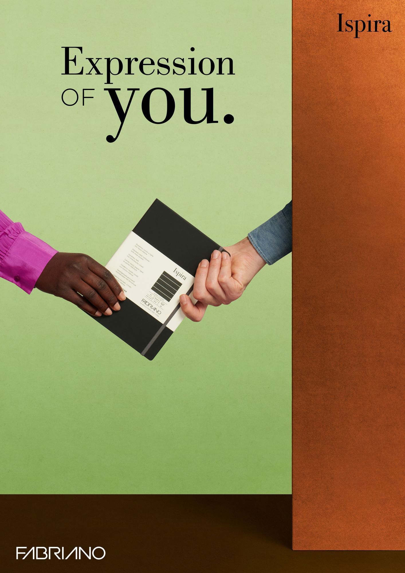 Ispira Brown Lined Journal