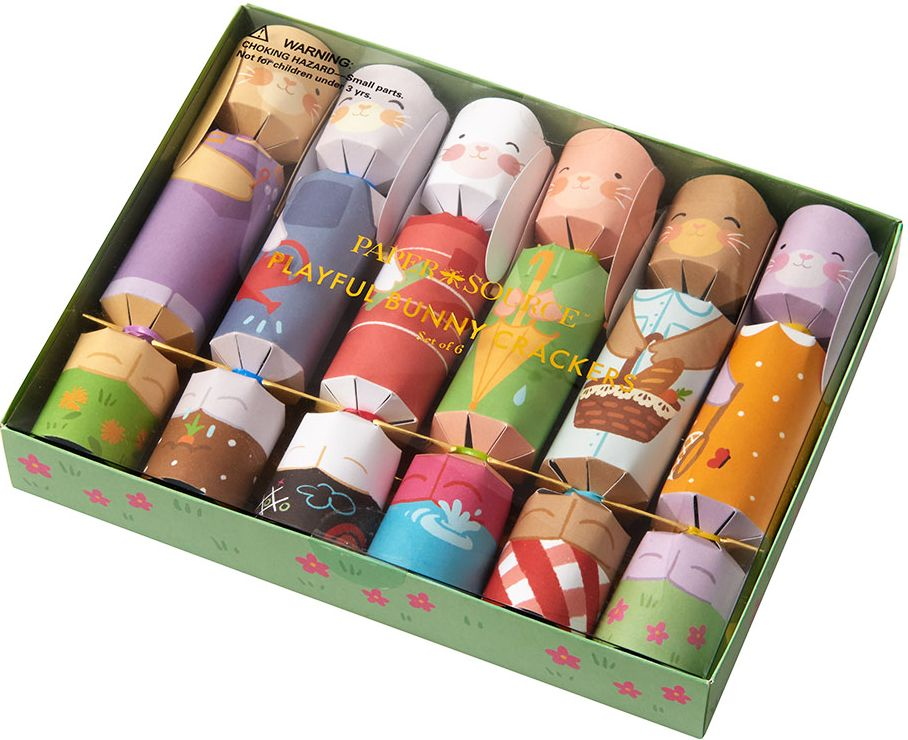 Playful Bunny Party Crackers