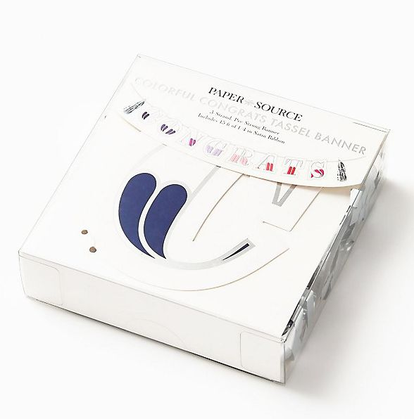 Colorful Congrats Tassel Banner