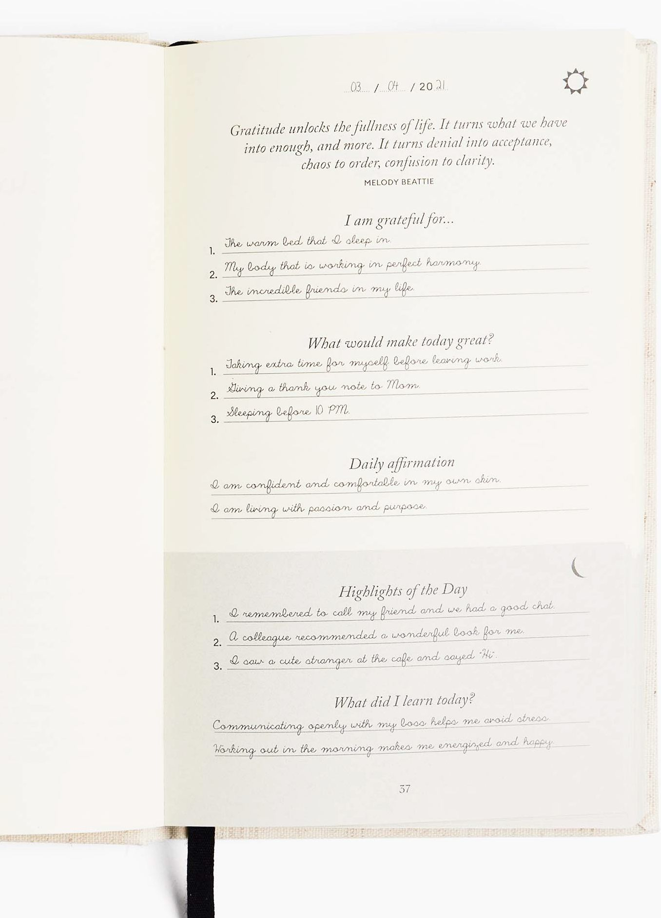 The Five Minute Journal