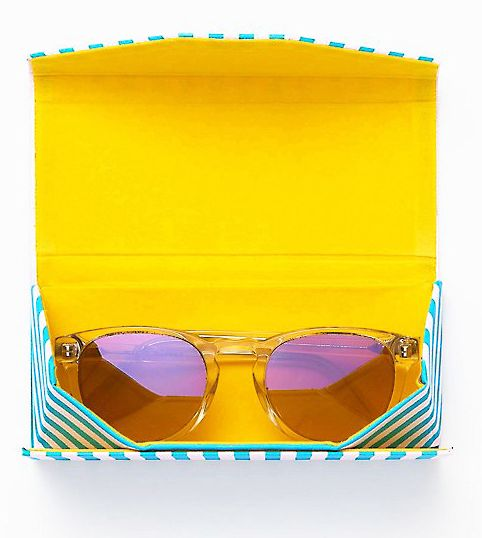 Striped Sunglasses Case