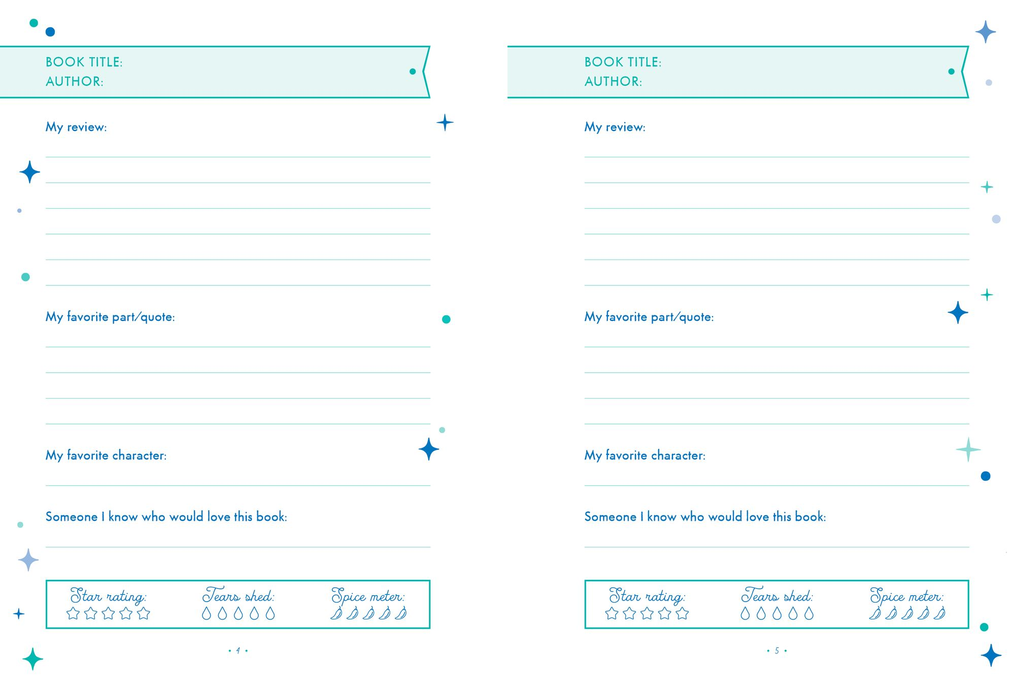 My #BookTok Reading Journal: Track and Review Your Favorite Reads