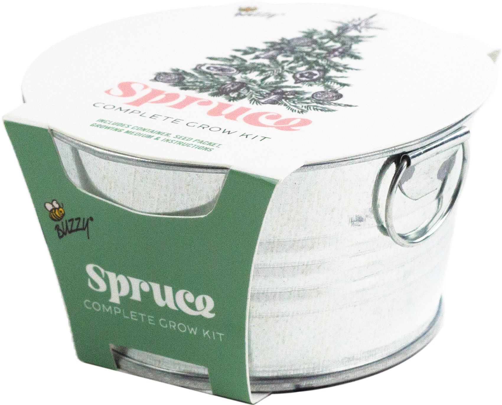 Spruce Galvanized Mini Basin Grow Kit