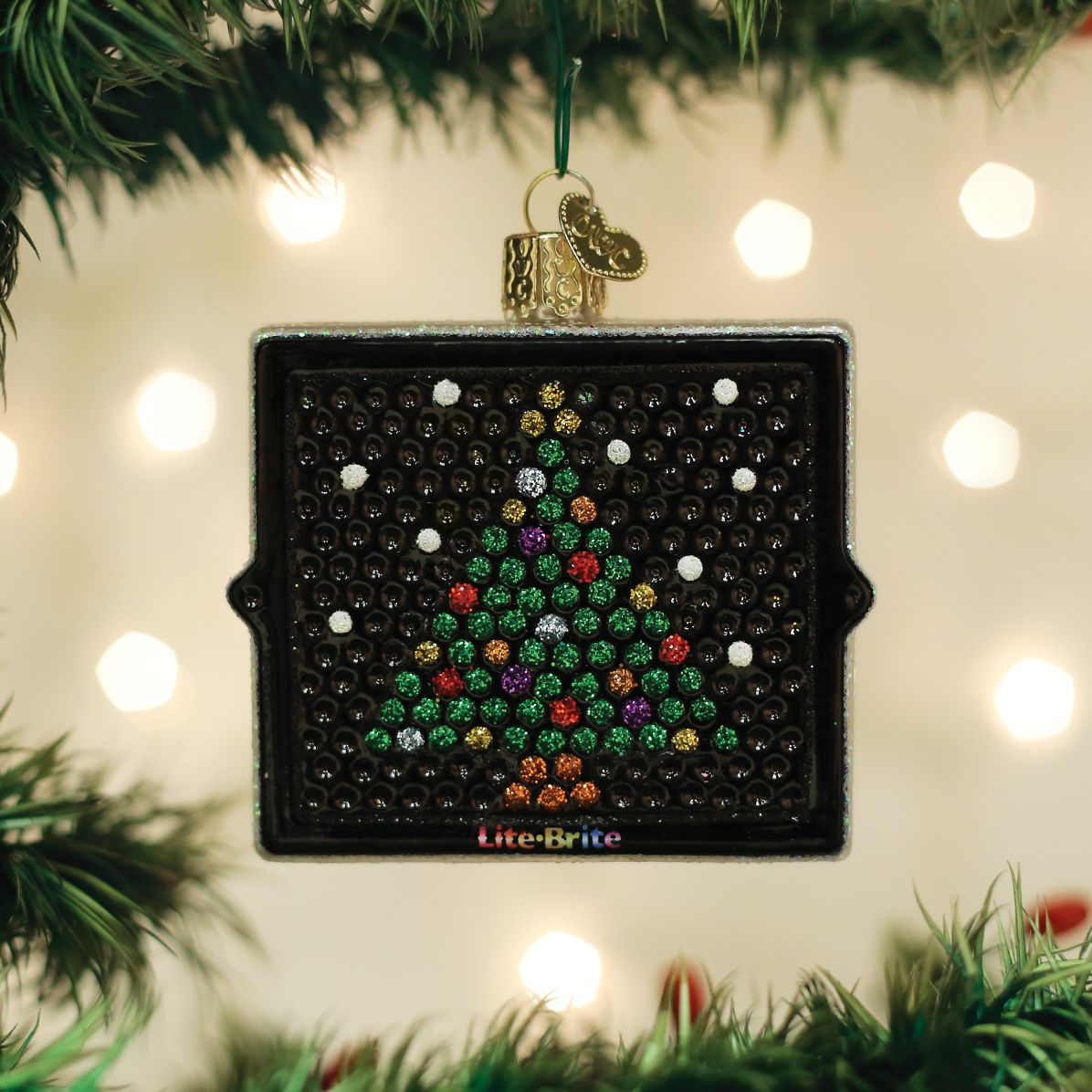 Lite Brite Ornament