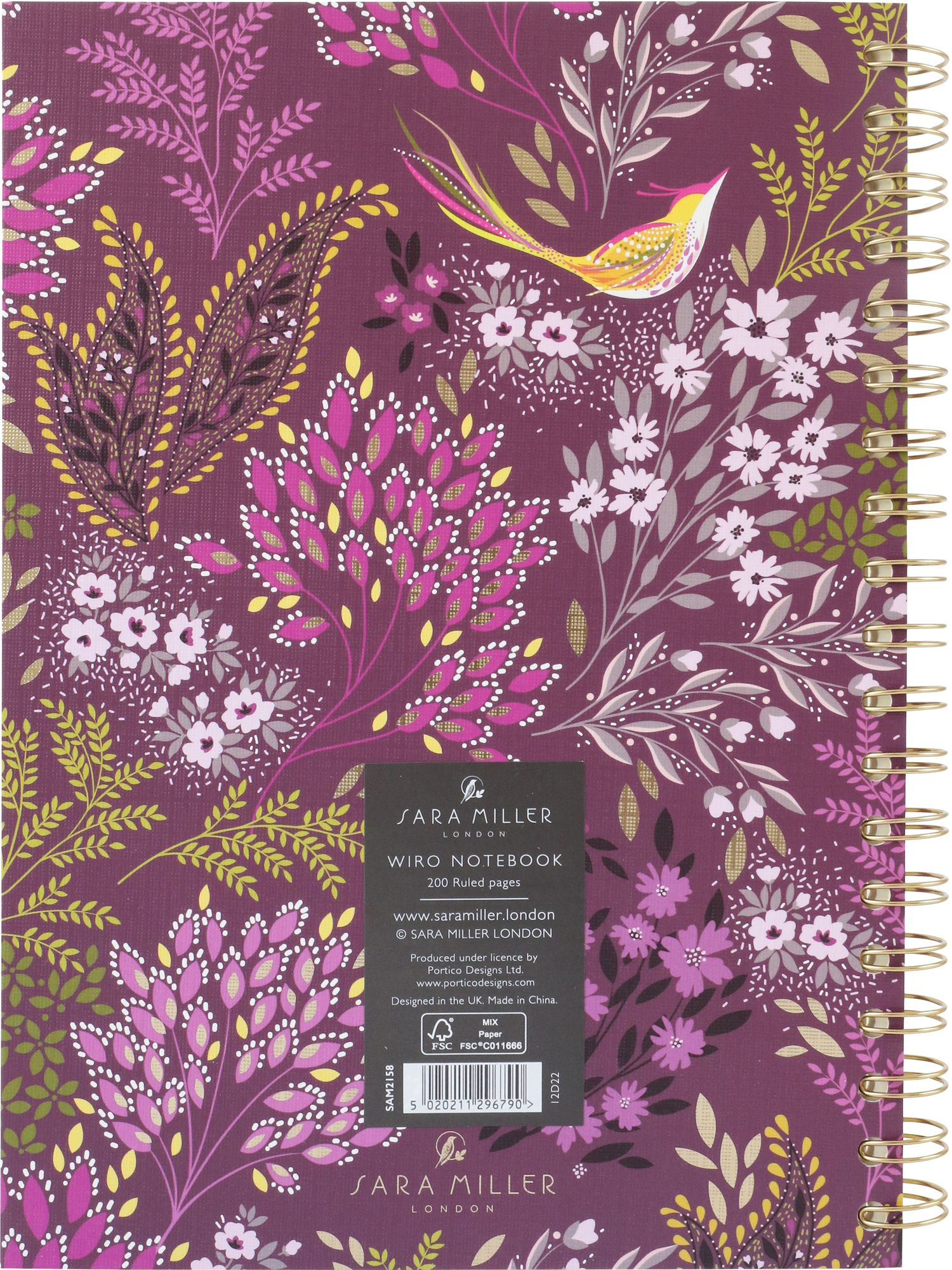 Haveli Garden Wire Spiral Notebook