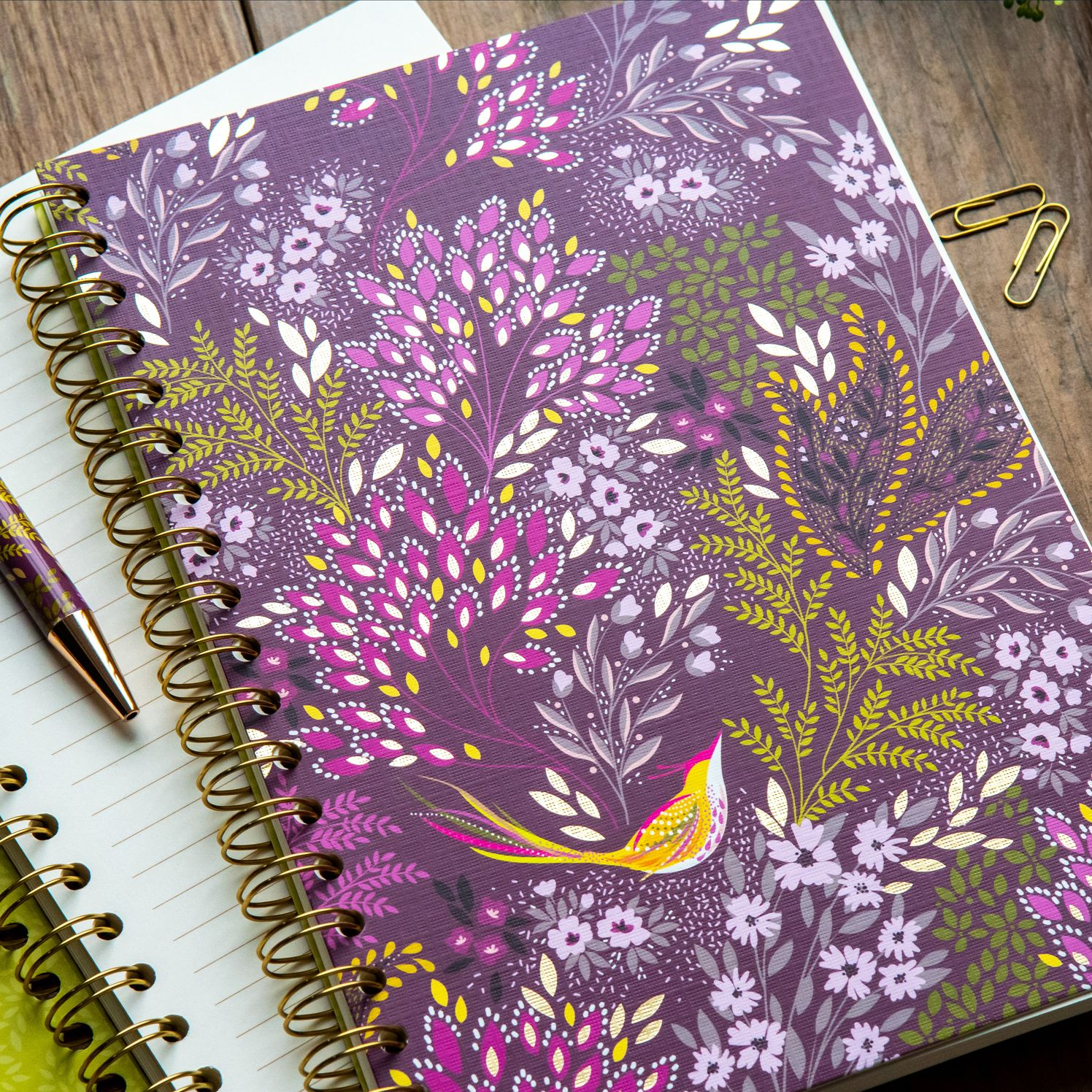 Haveli Garden Wire Spiral Notebook